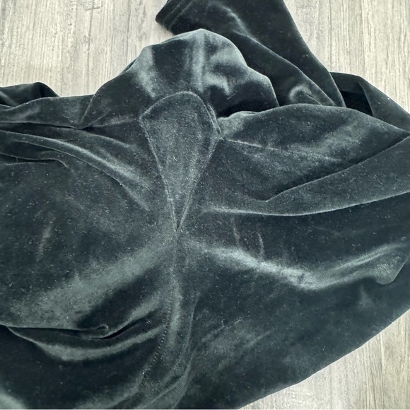 SPANX Black Velvet Tummy Control High Waisted Tights Leggings Size Small EUC - Picture 11 of 15